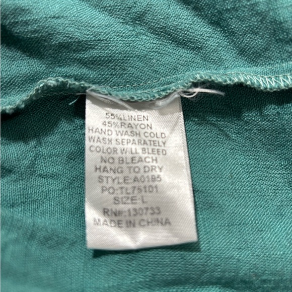 Umgee short linen dress women’s fall size L large - Picture 5 of 6